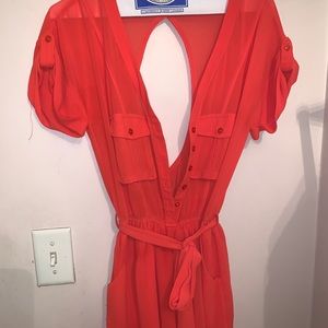 Tangerine Romper